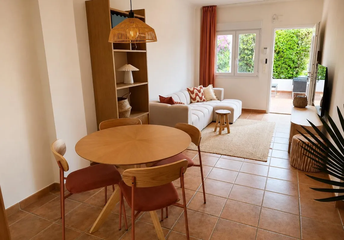 Living room at La Casa Palma